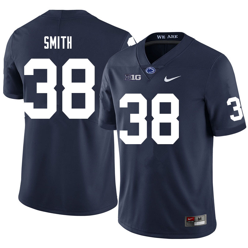 Men #38 Tank Smith Penn State Nittany Lions College Football Jerseys Sale-Navy